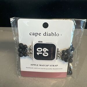 Cape Diablo Handmade Apple Watch Strap – Lava Bead Bracelet Band (NWT)